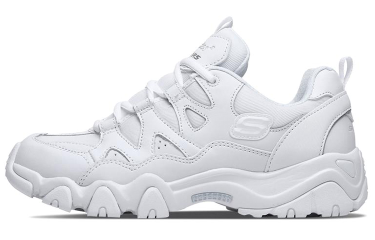 (Women) Skechers D'Lites 2.0 Low-Top Running Shoes White 88888328-WHT