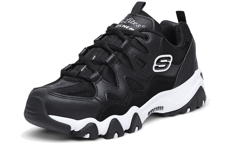Lookbook (W) Skechers D''Lites 2.0 Low-Top Laufschuhe Schwarz 88888328-BLK