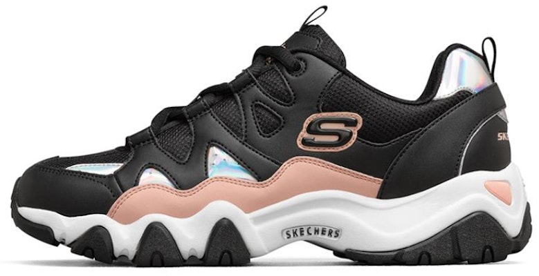 (Women) Skechers D'lites 2.0 Low-top Running Shoes Black/White/Pink 66666312-BKPK Buy (Women) Skechers D'lites 2.0 Low-top Running Shoes Black/White/Pink 66666312-BKPK