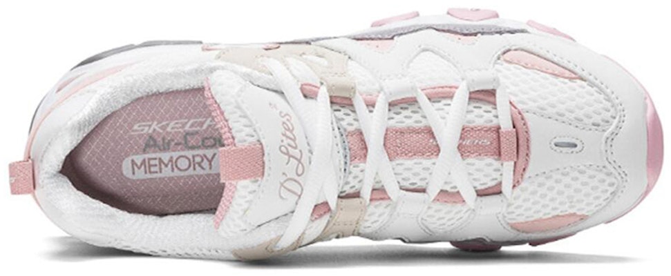 (Women) Skechers D'lites 2.0 Shoes White 99999693-WGPK Shop (Women) Skechers D'lites 2.0 Shoes White 99999693-WGPK