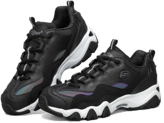 (Women) Skechers D'lites 2.0 Running Shoes Black/White 66666324-BKMT Lookbook (Women) Skechers D'lites 2.0 Running Shoes Black/White 66666324-BKMT