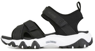 (Women) Skechers D'Lites 2.0 Sandal Black 66666188-BLK (Women) Skechers D'Lites 2.0 Sandal Black 66666188-BLK