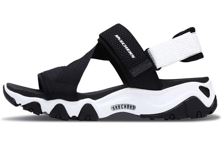 (W) Skechers D Lites 2.0 Sandals 'Black'