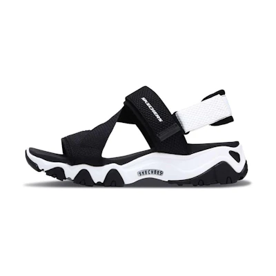 (W) Skechers D Lites 2.0 Sandals 'Black'