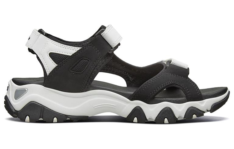 (W) Skechers D Lites 2.0 Sandals 'Black White' 圖 2