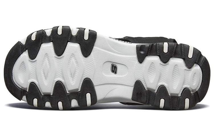(Women) Skechers D Lites 2.0 Sandals 'Black White' 32999‑BKW - 32999 ...