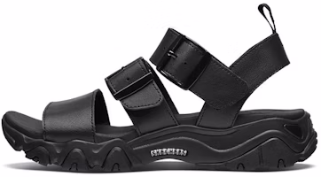 (Women) Skechers D Lites 2.0 Sandals 'Triple Black' 66666182-BBK (Women) Skechers D Lites 2.0 Sandals 'Triple Black' 66666182-BBK
