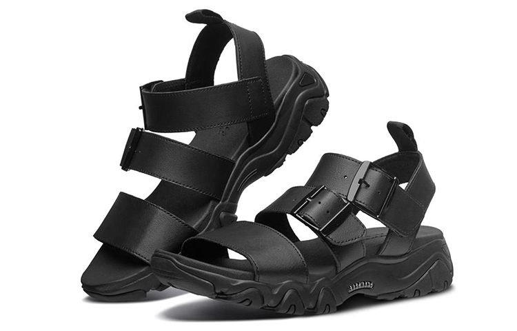 Lookbook (W) Skechers D Lites 2.0 Sandal 'Triple Black' 66666182-BBK