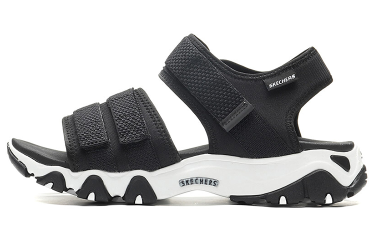 (W) Skechers D'Lites 2.0 Sandals Black