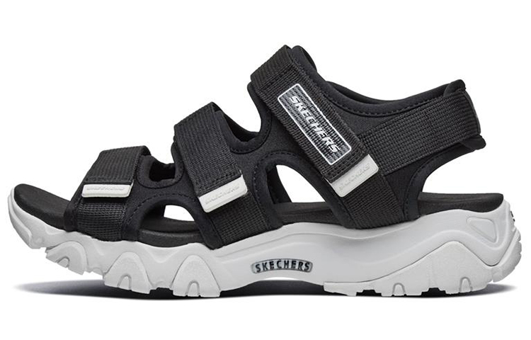 (Women) Skechers D'lites 2.0 Sandals Black 88888342-BLK