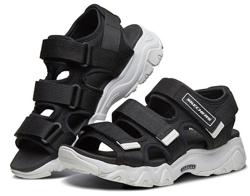 (W) Skechers D'lites 2.0 Sandal Hitam 88888342-BLK Lookbook (W) Skechers D'lites 2.0 Sandal Hitam 88888342-BLK