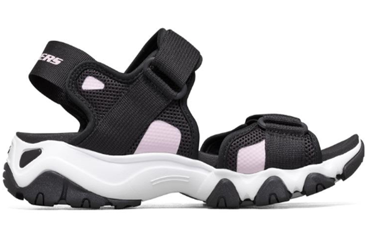 Order (W) Skechers D''Lites 2.0 Sandalen Schwarz/Rosa 66666297-BLK