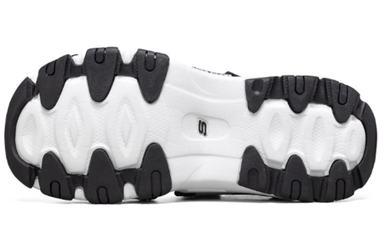 Shop Skechers D‘Lites 2.0 休閒簡約涼鞋 女款 黑粉