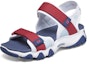 Lookbook (W) スケッチャーズ D'Lites 2.0 サンダル 青/白/赤 66666297-WNVR