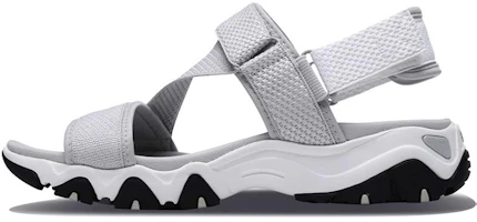 (Women) Skechers D'Lites 2.0 Sandals Gray/White 88888181-LGW (Women) Skechers D'Lites 2.0 Sandals Gray/White 88888181-LGW