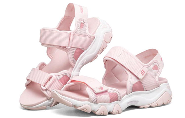 Lookbook (W) 스케쳐스 딜라이트 2.0 샌들 (라이트핑크) 66666297-LTPK