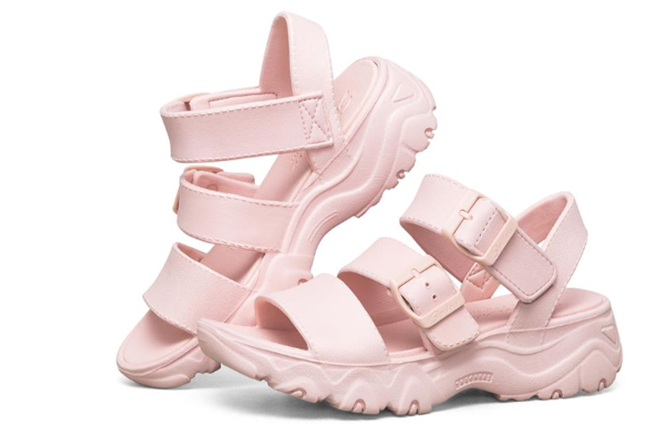 (W) Skechers D'Lites 2.0 Sandals Pink 圖 4