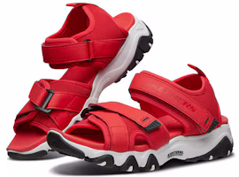 Lookbook Skechers D‘lites 2.0 潮流百搭 魔術貼運動涼鞋 女款 紅