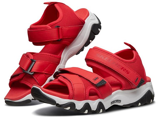(W) Sandalias Skechers D'lites 2.0 Rojas 66666188-RED Lookbook (W) Sandalias Skechers D'lites 2.0 Rojas 66666188-RED