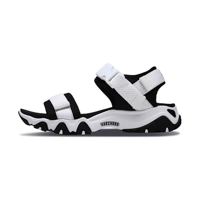 (W) Skechers D'Lites 2.0 Sandals White