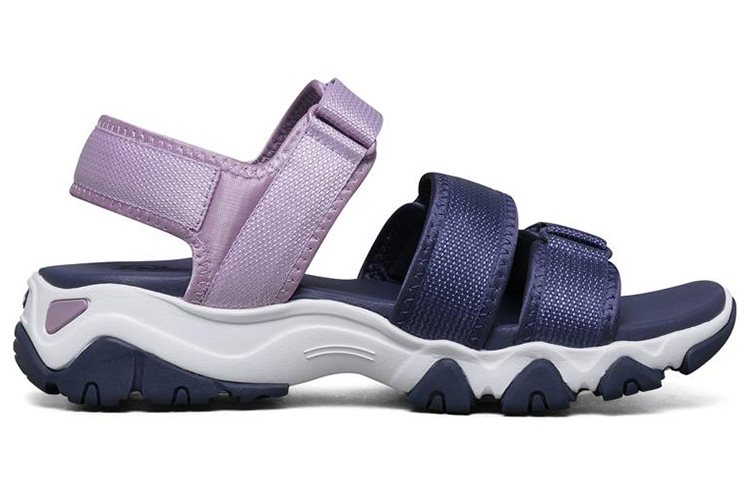 (W) Skechers D Lites 2.0 Slip-on Shoes Purple 'Navy Blue' 圖 2