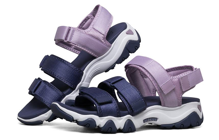 (W) Skechers D Lites 2.0 Slip-on Shoes Purple 'Navy Blue' 圖 3