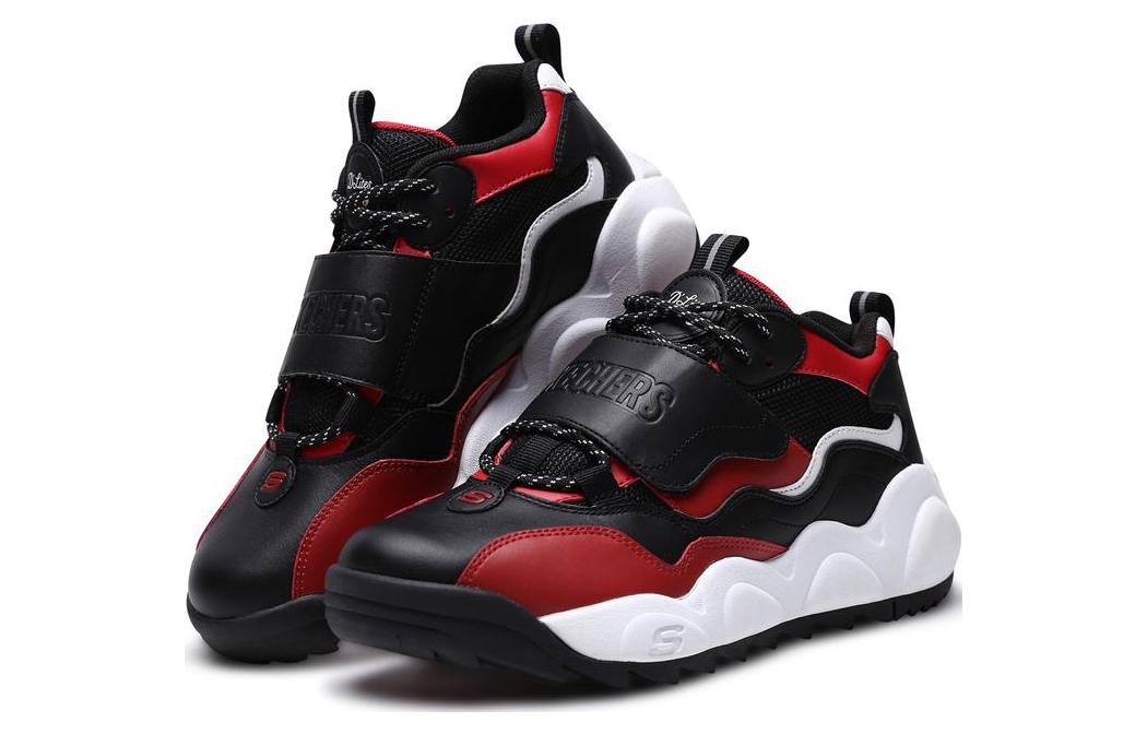 Lookbook Skechers D'LITES Train 2 減震防滑 低筒經典款 女鞋 黑紅