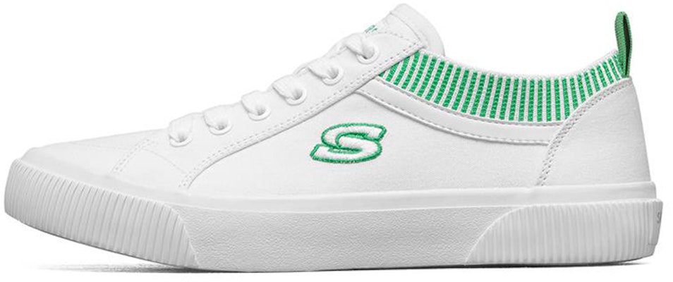 (Women) Skechers V'Lites 2 Low-Top Sneakers White/Green 155120-WHT Buy (Women) Skechers V'Lites 2 Low-Top Sneakers White/Green 155120-WHT