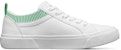 (W) Skechers V'Lites 2 Low-Top Sneakers Putih/Hijau 155120-WHT
