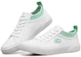 Lookbook (W) Skechers V'Lites 2 Low-Top Sneakers Putih/Hijau 155120-WHT