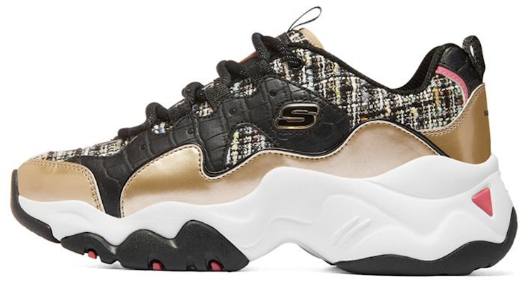 (Women) Skechers D'Lites 3.0 'Black Gold' 149912-BKGD Buy (Women) Skechers D'Lites 3.0 'Black Gold' 149912-BKGD