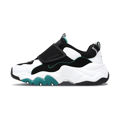 (W) Skechers D'Lites 3.0 'Black Green'