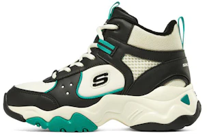 (Women) Skechers D'Lites 3.0 'Black Green White' 167266-BKNT (Women) Skechers D'Lites 3.0 'Black Green White' 167266-BKNT