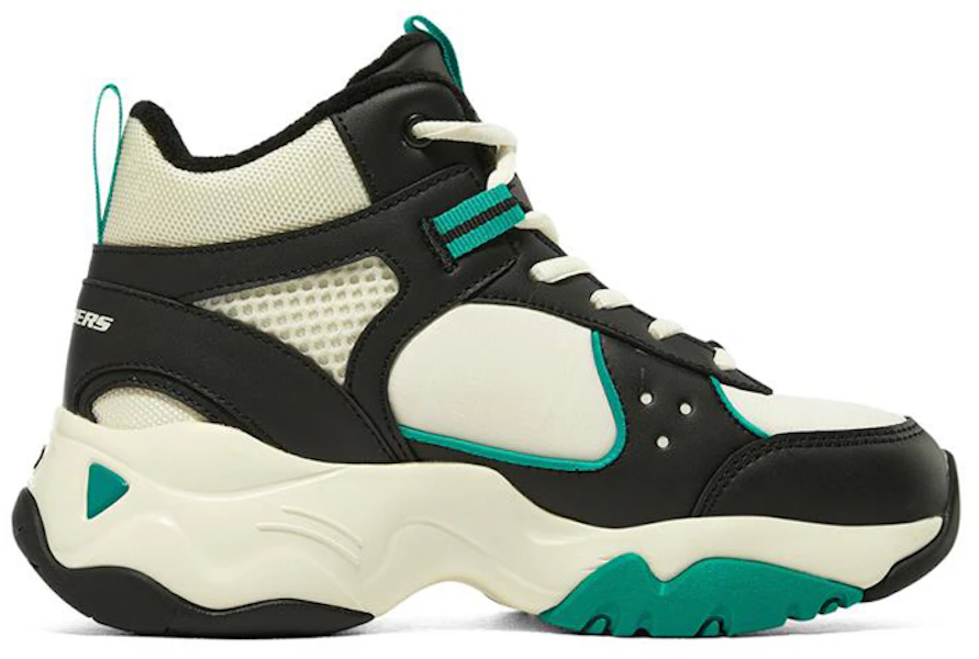 (Women) Skechers D'Lites 3.0 'Black Green White' 167266-BKNT Lookbook (Women) Skechers D'Lites 3.0 'Black Green White' 167266-BKNT