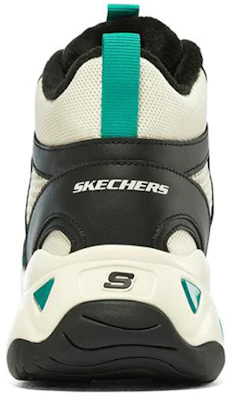 (Women) Skechers D'Lites 3.0 'Black Green White' 167266-BKNT Purchase (Women) Skechers D'Lites 3.0 'Black Green White' 167266-BKNT