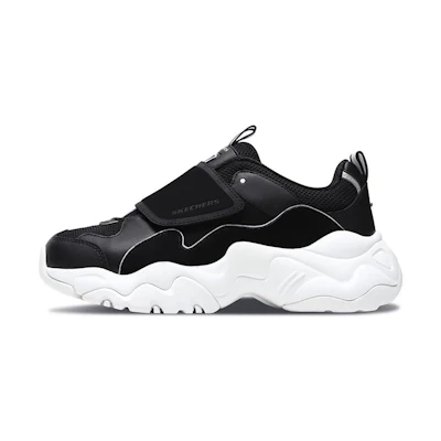 (W) Skechers D'Lites 3.0 'Black Low-Top'