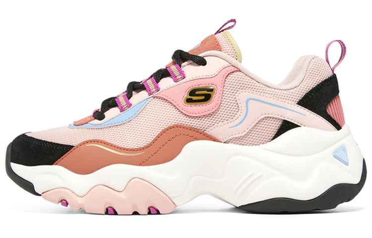 (W) Skechers D'Lites 3.0 'Black Pink'