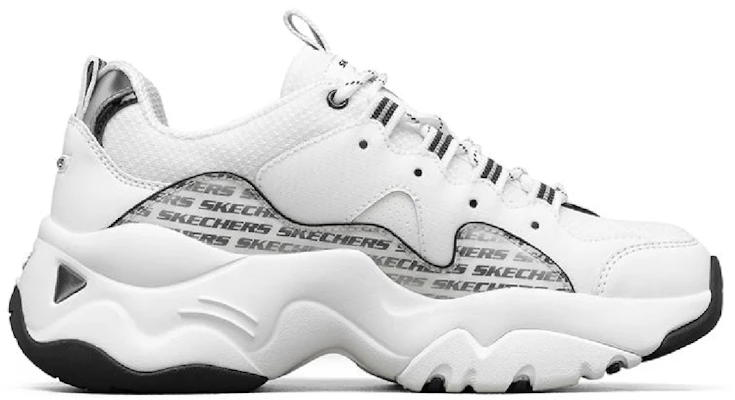 (W) Skechers D Lites 3.0-Endless Chic Zapatos Negro/Blanco 149255-WBK Order (W) Skechers D Lites 3.0-Endless Chic Zapatos Negro/Blanco 149255-WBK