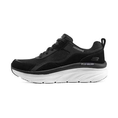(W) Skechers Dlux Walker 'Black White'