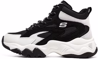 (Women) Skechers D'LITES 3.0 'Black White' 167595-BKW (Women) Skechers D'LITES 3.0 'Black White' 167595-BKW