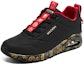 Lookbook (W) Skechers 2023 Tahun Arnab Uno Celebrat-Airy Kasut Sukan 'Hitam Merah Emas' 896164-BKRD