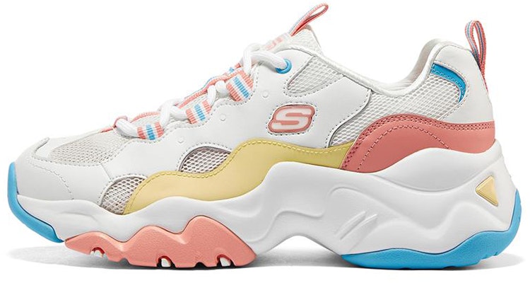 (Women) Skechers D'Lites 3.0 Low-tops Sport Shoes Multi-color 'White Pinkred Blue' 896008-WPBL Buy (Women) Skechers D'Lites 3.0 Low-tops Sport Shoes Multi-color 'White Pinkred Blue' 896008-WPBL