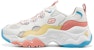 (W) Skechers D'Lites 3.0 Kasut Sukan Low-top Berwarna 'Putih Merah Jambu Biru' 896008-WPBL