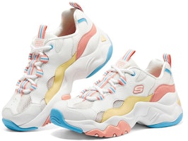 (W) 斯凯奇 D'Lites 3.0 低帮运动鞋 白粉红蓝多色款 896008-WPBL Lookbook (W) 斯凯奇 D'Lites 3.0 低帮运动鞋 白粉红蓝多色款 896008-WPBL