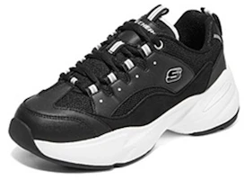 Lookbook (Women) Skechers D'Lites 3.0 'Cousin Black White' 8730010-BLK