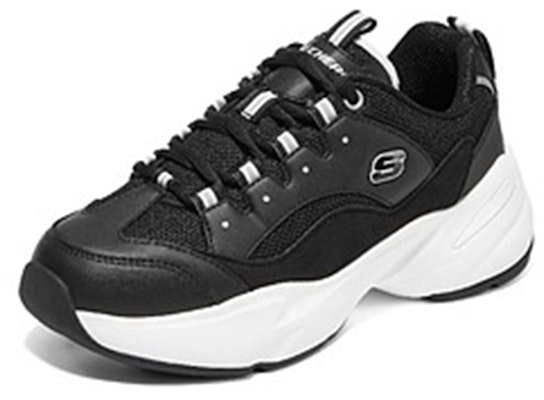 (W) Skechers D'Lites 3.0 'Cousin Hitam Putih' 8730010-BLK Lookbook (W) Skechers D'Lites 3.0 'Cousin Hitam Putih' 8730010-BLK