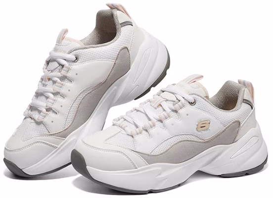 (W) Skechers D'Lites 3.0 Prima 'Blanco Rosa' 8730010-WGPK Lookbook (W) Skechers D'Lites 3.0 Prima 'Blanco Rosa' 8730010-WGPK