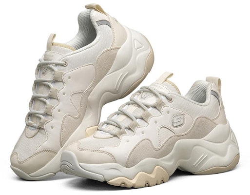 (Women) Skechers D'Lites 3.0 Low Chunky Shoes White 88888427-OFWT Lookbook (Women) Skechers D'Lites 3.0 Low Chunky Shoes White 88888427-OFWT