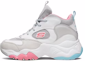 (Women) Skechers D'lites 3.0 Low-Top Running Shoes Grey/Blue/Pink 88888378-GYMT (Women) Skechers D'lites 3.0 Low-Top Running Shoes Grey/Blue/Pink 88888378-GYMT