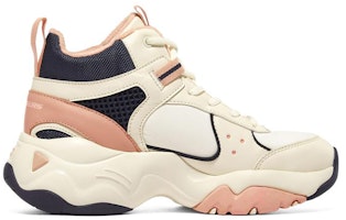 Skechers D‘LITES 3.0 高筒態度鞋 女款 米白藍 Order Skechers D‘LITES 3.0 高筒態度鞋 女款 米白藍